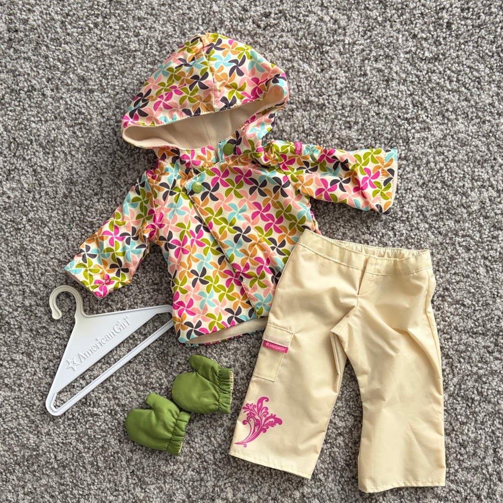 American Girl doll retired snowboard coat and snow pants outfit